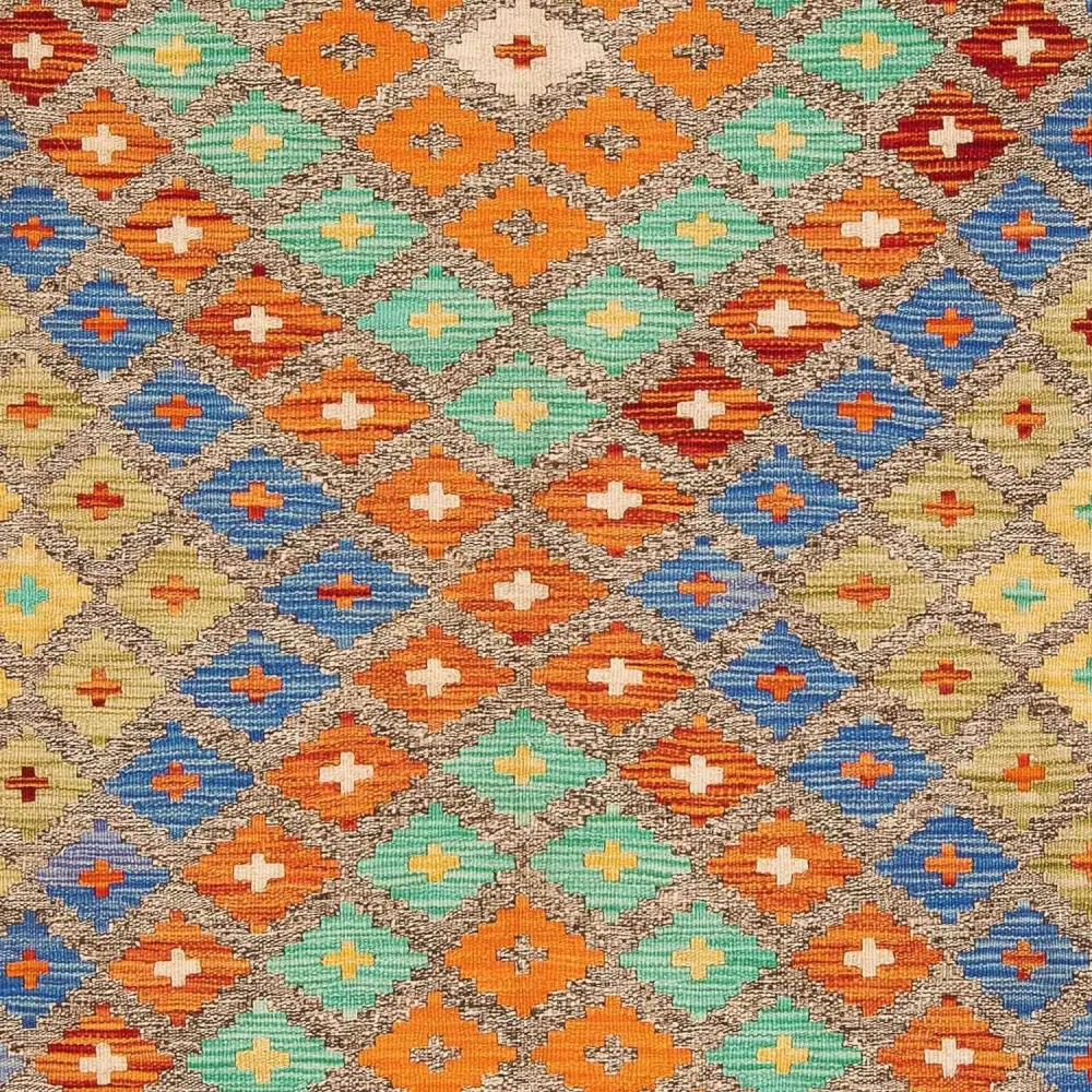 Kelimteppe - Splash - 234 x 169 cm - flerfarget