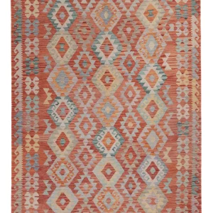 Kelimteppe - Splash - 234 x 177 cm - flerfarget