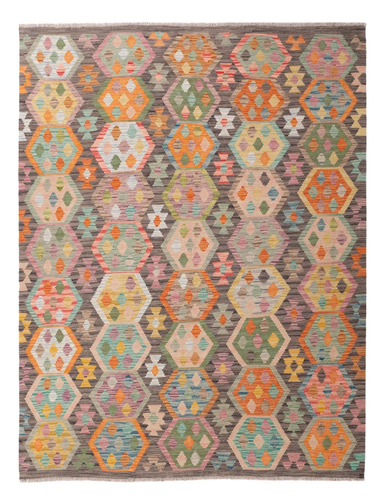 Kelimteppe - Splash - 235 x 178 cm - farget