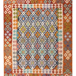 Kelimteppe - Splash - 236 x 176 cm - farget