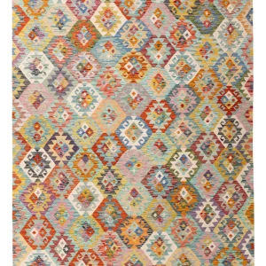 Kelimteppe - Splash - 236 x 187 cm - farget