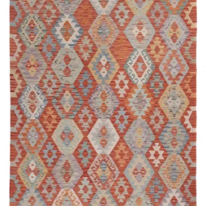 Kelimteppe - Splash - 237 x 178 cm - flerfarget