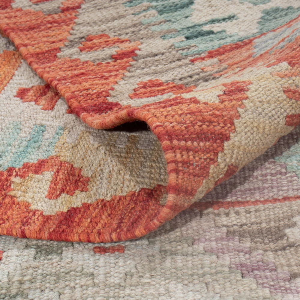 Kelimteppe - Splash - 238 x 177 cm - flerfarget