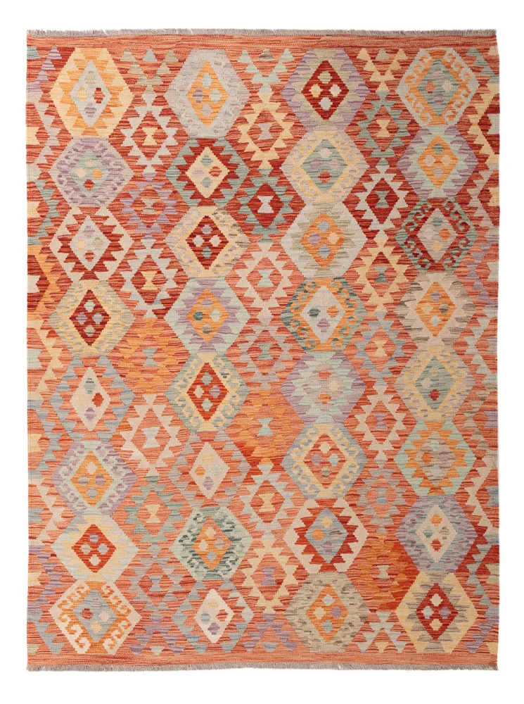 Kelimteppe - Splash - 238 x 178 cm - farget