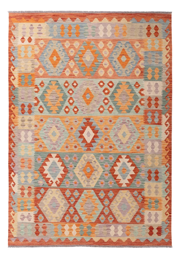 Kelimteppe - Splash - 239 x 170 cm - farget