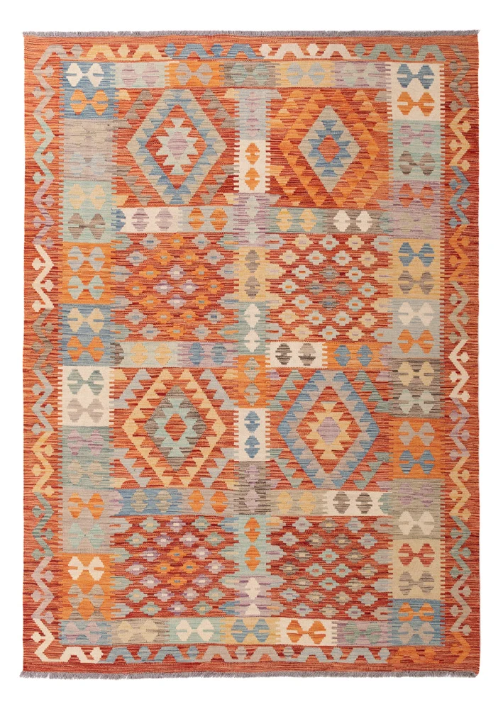 Kelimteppe - Splash - 239 x 170 cm - farget