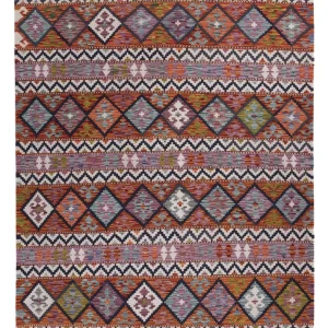 Kelimteppe - Splash - 240 x 175 cm - flerfarget