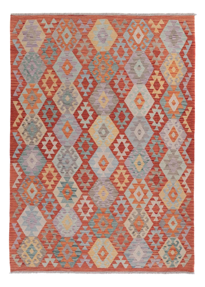 Kelimteppe - Splash - 240 x 175 cm - flerfarget