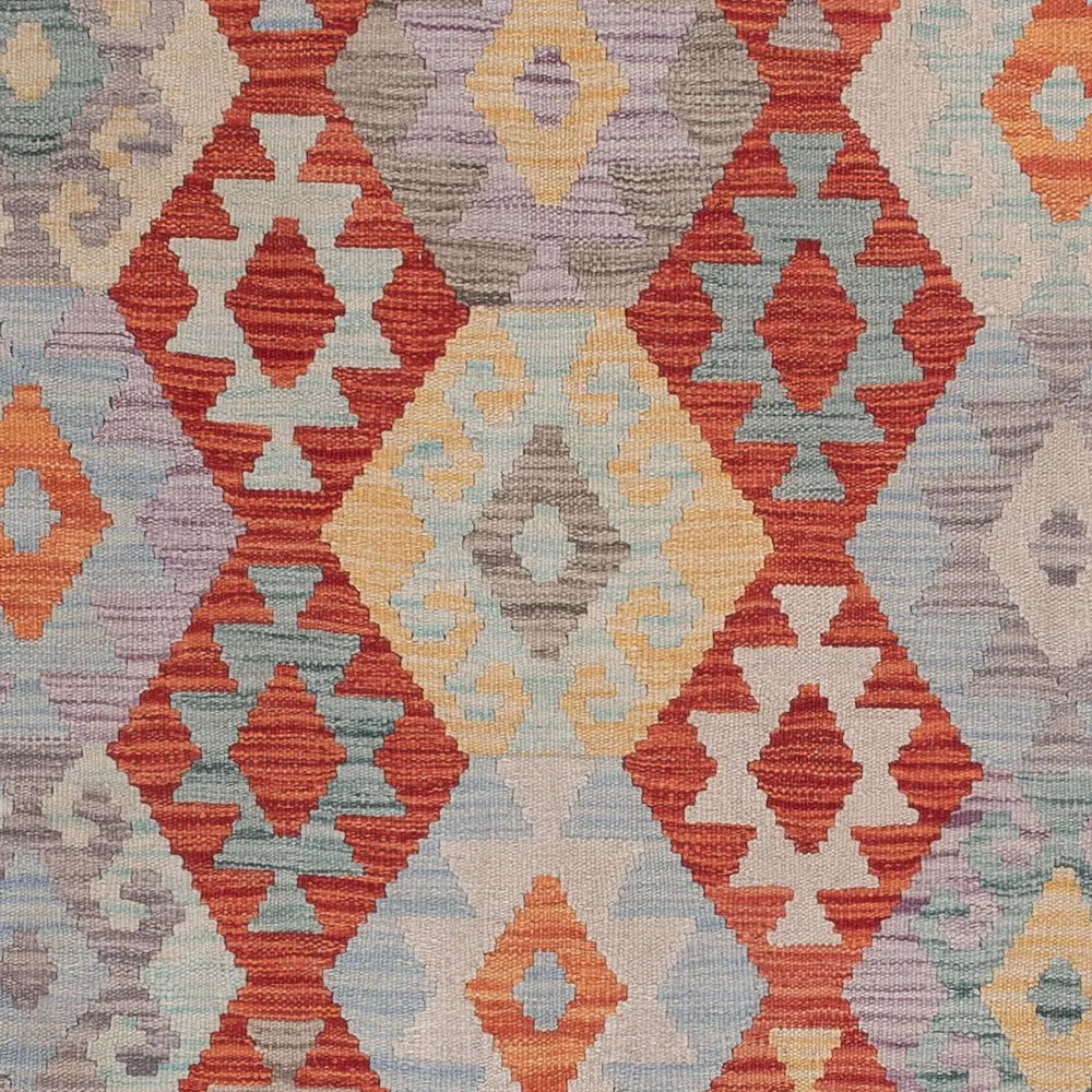 Kelimteppe - Splash - 240 x 175 cm - flerfarget