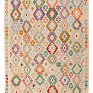 Kelimteppe - Splash - 240 x 177 cm - farget