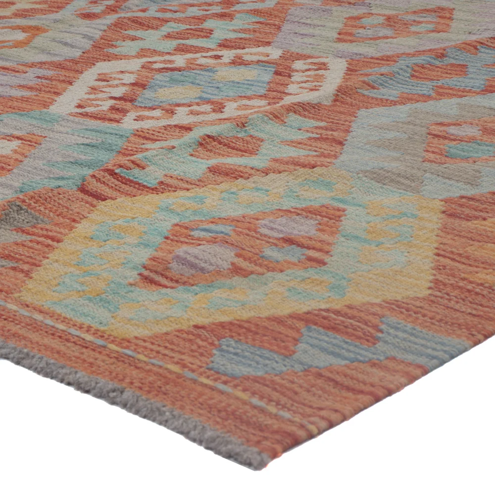 Kelimteppe - Splash - 240 x 178 cm - flerfarget
