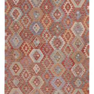 Kelimteppe - Splash - 240 x 181 cm - flerfarget