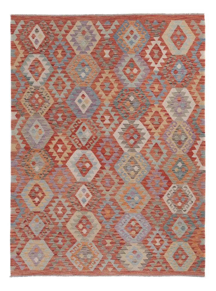 Kelimteppe - Splash - 240 x 181 cm - flerfarget