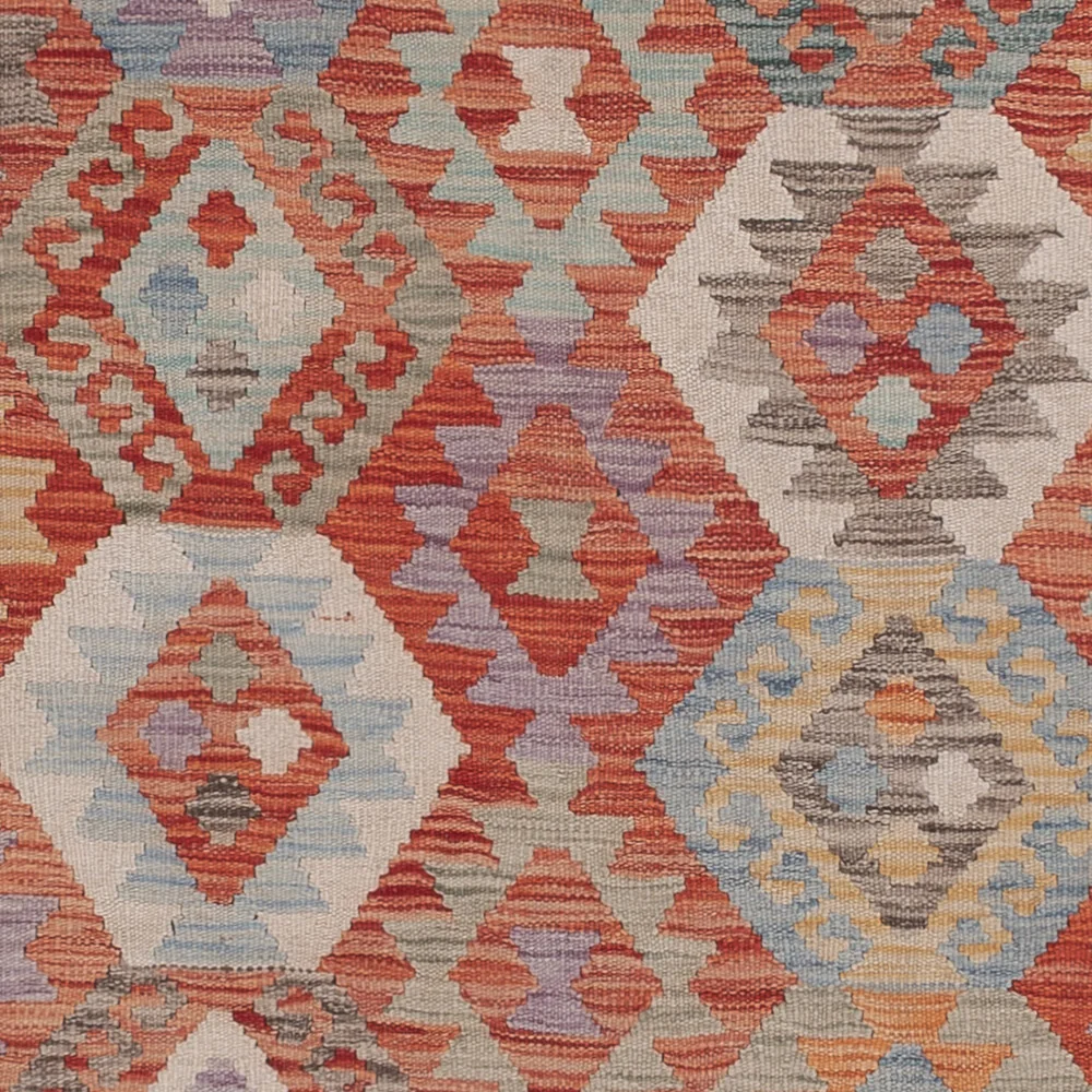 Kelimteppe - Splash - 240 x 181 cm - flerfarget