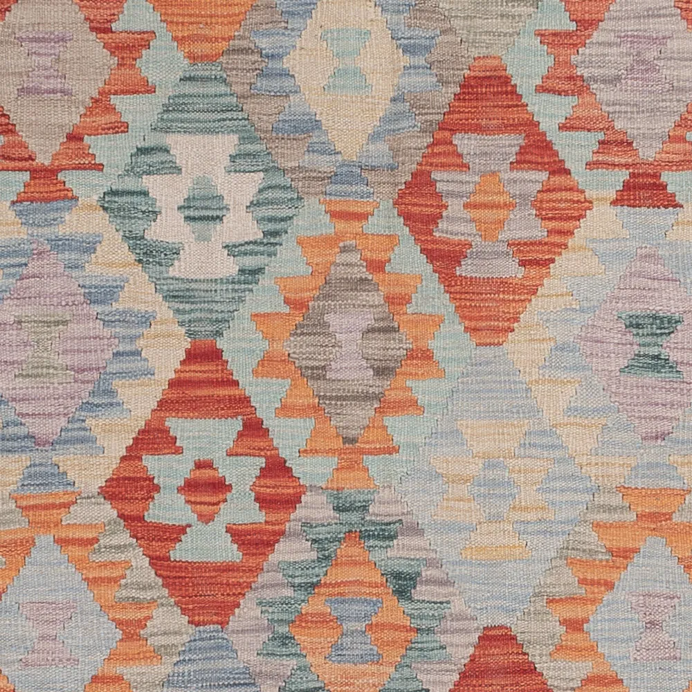 Kelimteppe - Splash - 243 x 178 cm - flerfarget