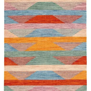 Kelimteppe - Splash - 244 x 159 cm - flerfarget