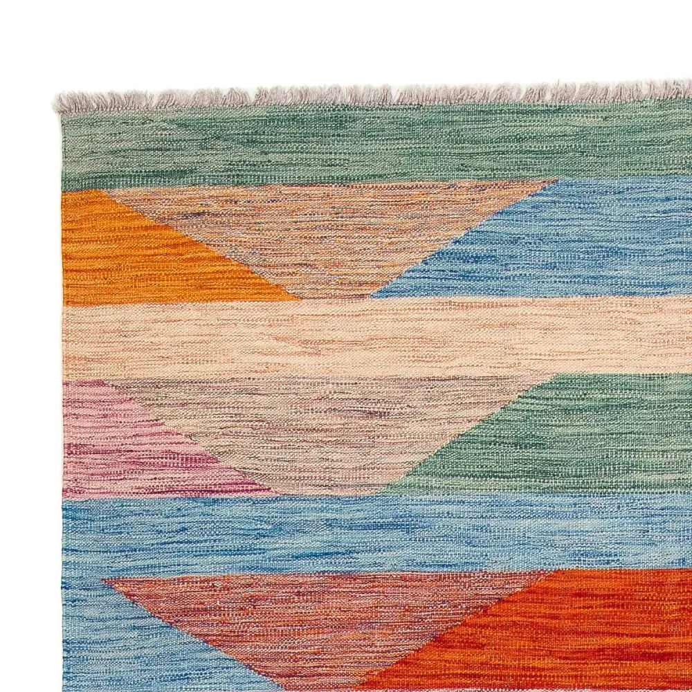 Kelimteppe - Splash - 244 x 159 cm - flerfarget