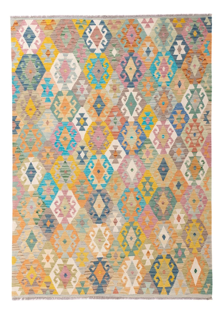 Kelimteppe - Splash - 245 x 175 cm - farget