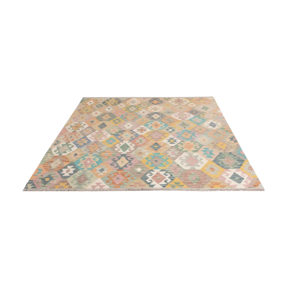 Kelimteppe - Splash - 245 x 175 cm - farget