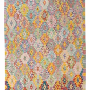 Kelimteppe - Splash - 245 x 177 cm - farget