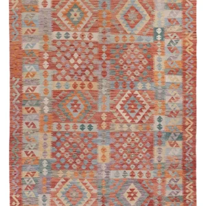Kelimteppe - Splash - 245 x 179 cm - flerfarget