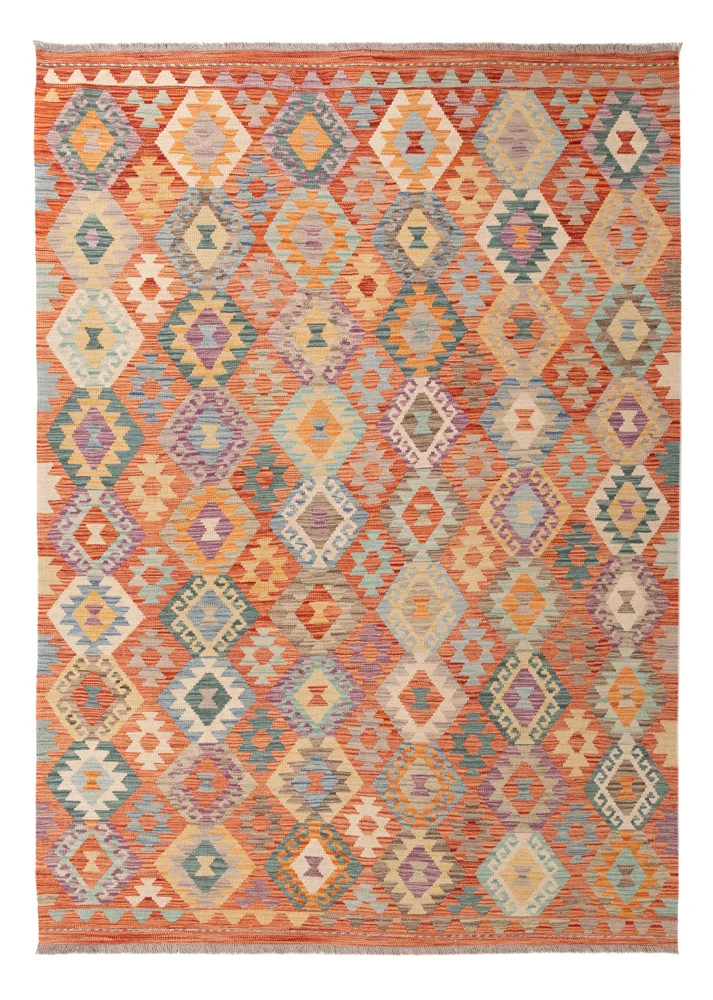 Kelimteppe - Splash - 246 x 175 cm - farget