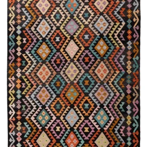Kelimteppe - Splash - 250 x 178 cm - farget
