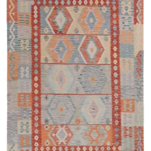 Kelimteppe - Splash - 250 x 181 cm - flerfarget