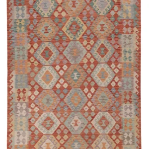 Kelimteppe - Splash - 250 x 181 cm - flerfarget