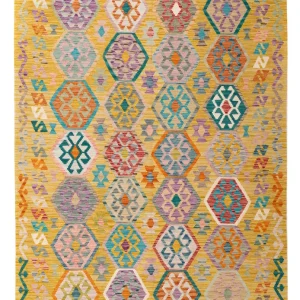 Kelimteppe - Splash - 255 x 178 cm - farget