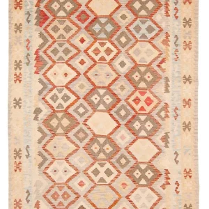 Kelimteppe - Splash - 285 x 198 cm - beige
