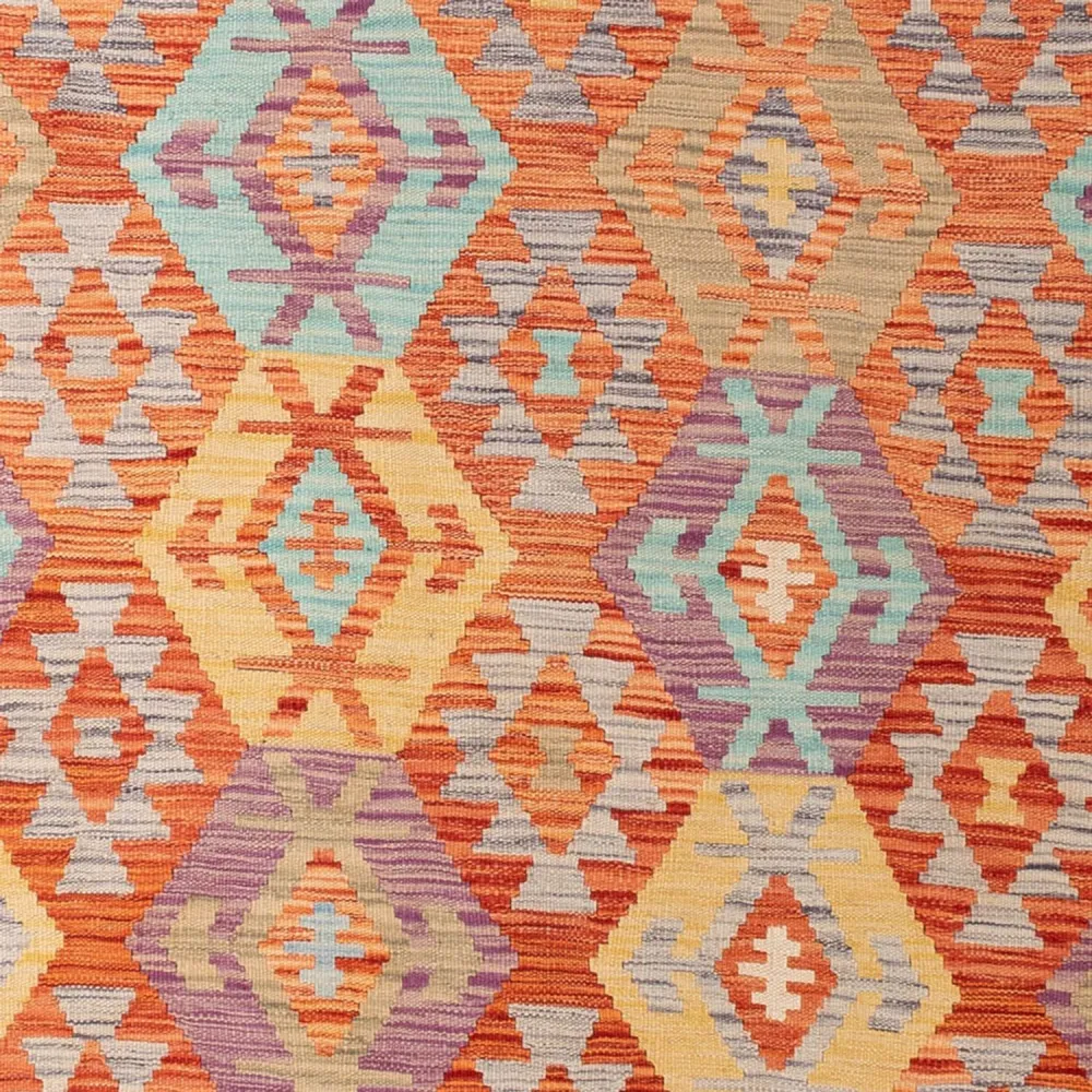 Kelimteppe - Splash - 288 x 206 cm - flerfarget