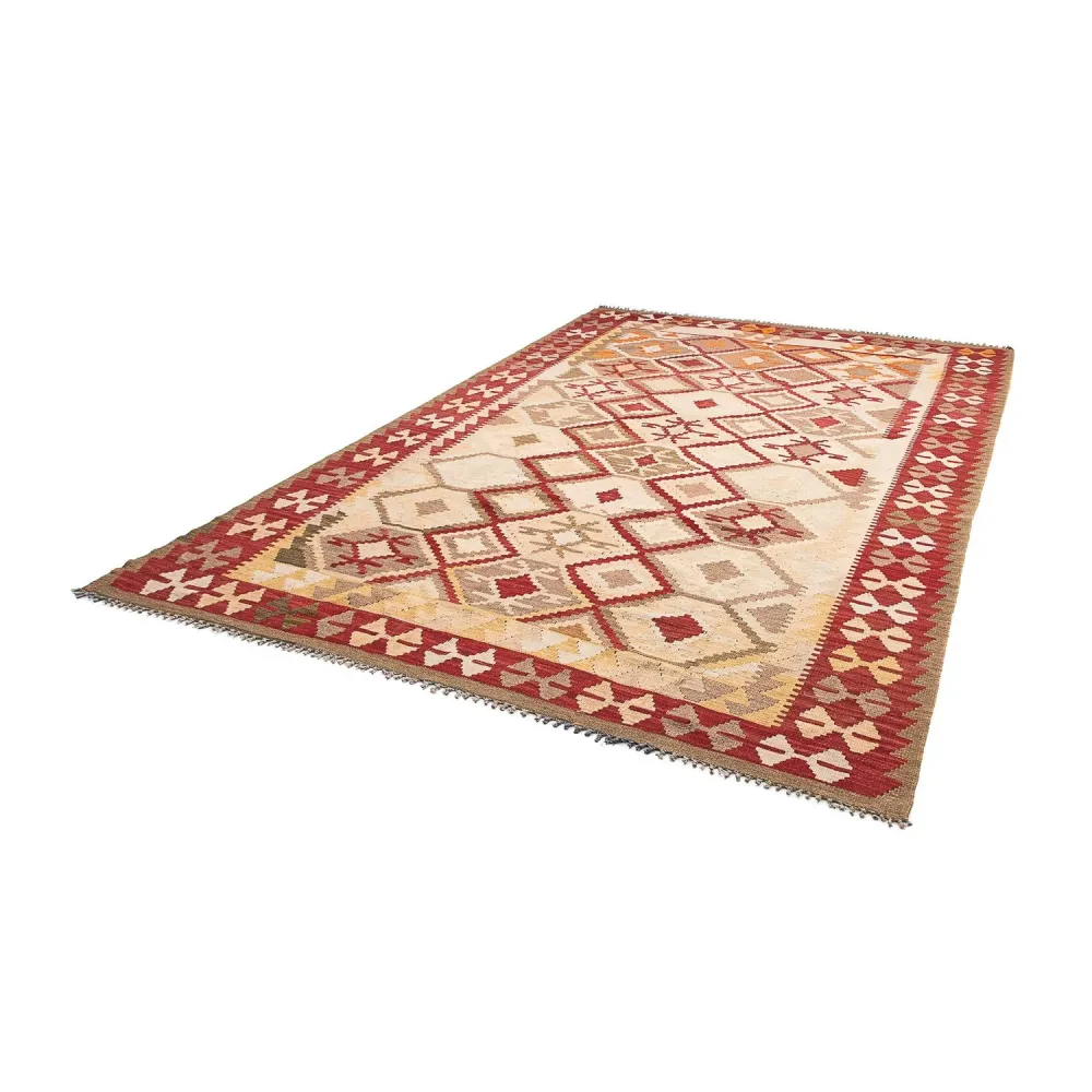 Kelimteppe - Splash - 290 x 193 cm - beige
