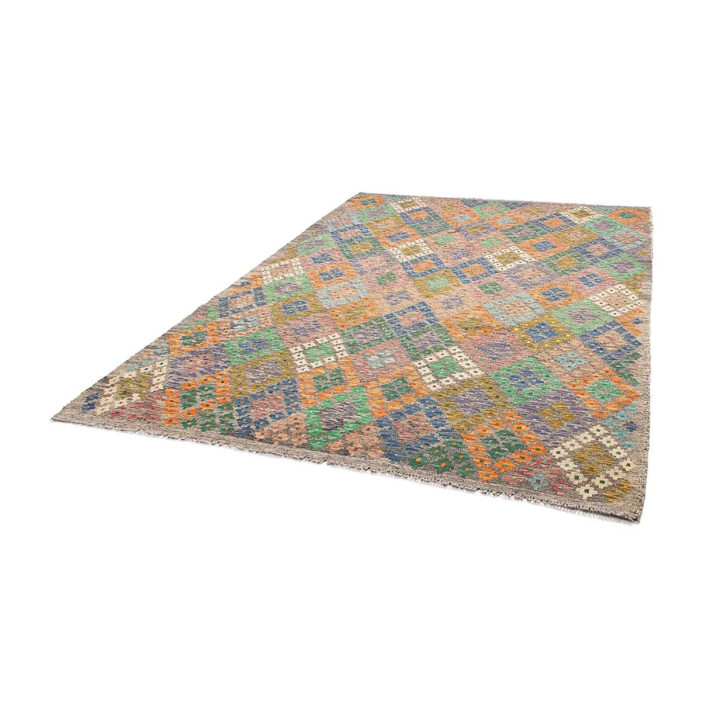 Kelimteppe - Splash - 290 x 202 cm - flerfarget