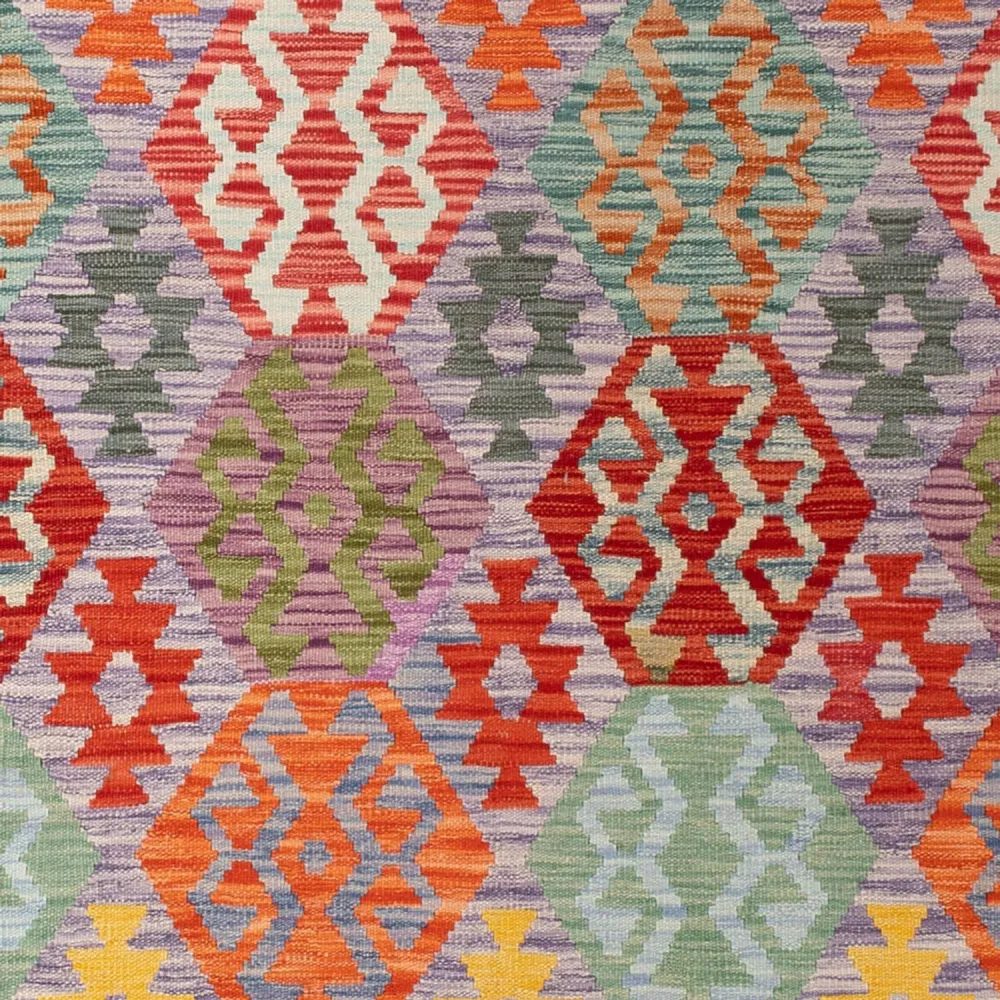 Kelimteppe - Splash - 290 x 214 cm - flerfarget