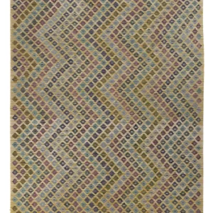 Kelimteppe - Splash - 295 x 212 cm - flerfarget