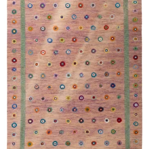 Kelimteppe - Splash - 298 x 215 cm - rosa