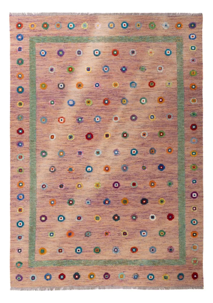 Kelimteppe - Splash - 298 x 215 cm - rosa