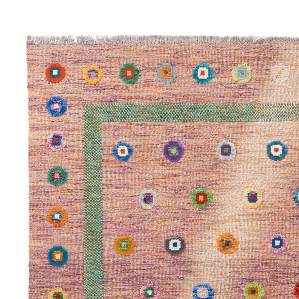 Kelimteppe - Splash - 298 x 215 cm - rosa