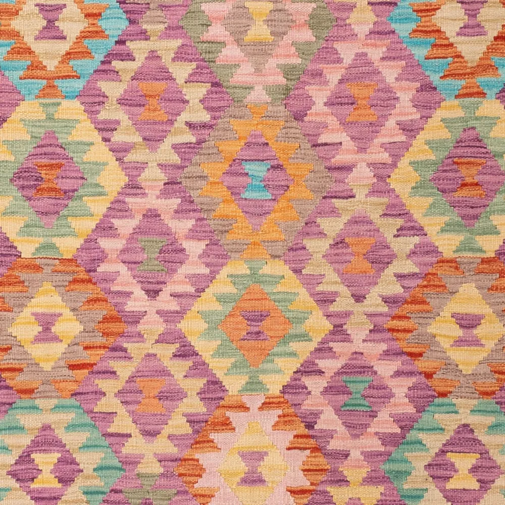 Kelimteppe - Splash - 299 x 198 cm - flerfarget