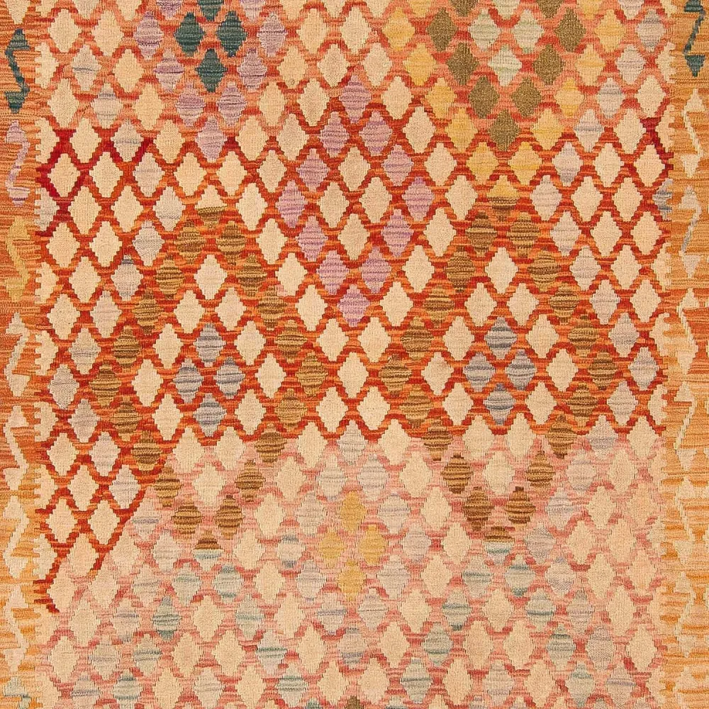 Kelimteppe - Splash - 299 x 203 cm - flerfarget