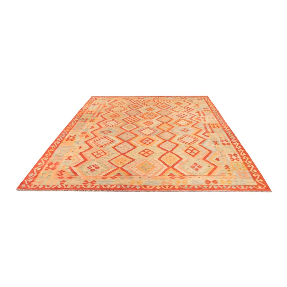 Kelimteppe - Splash - 299 x 206 cm - flerfarget
