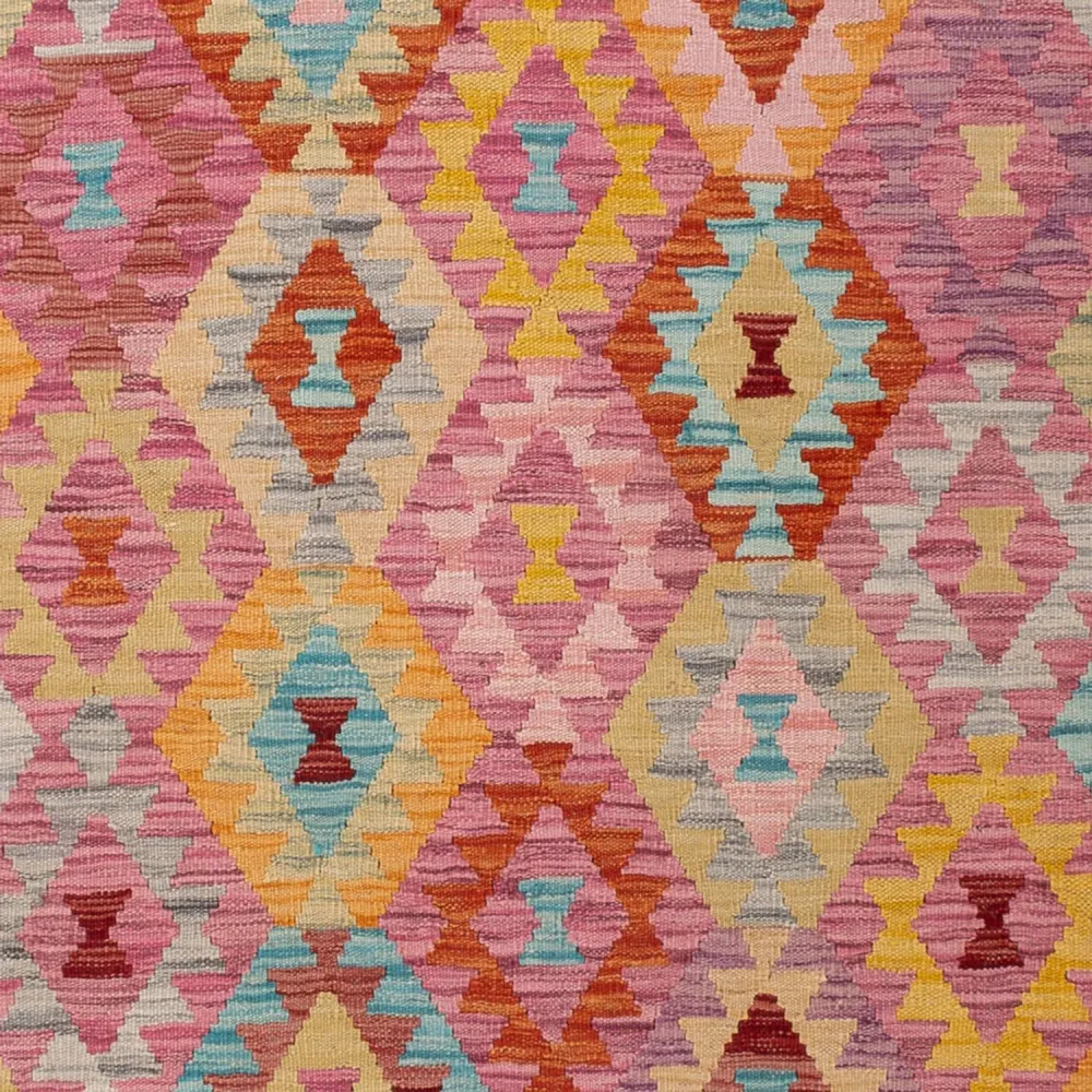 Kelimteppe - Splash - 300 x 200 cm - flerfarget