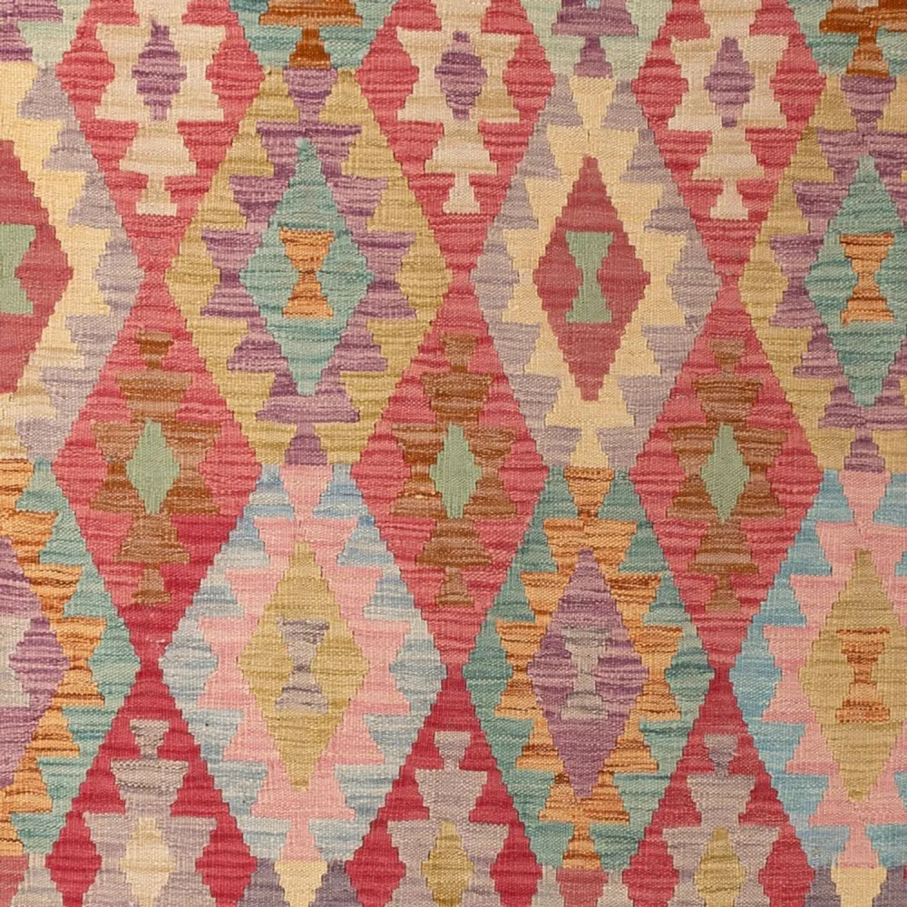 Kelimteppe - Splash - 300 x 201 cm - flerfarget