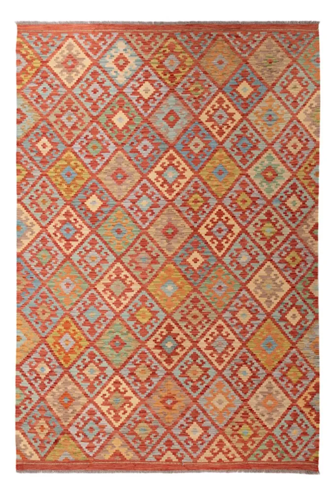 Kelimteppe - Splash - 300 x 202 cm - flerfarget