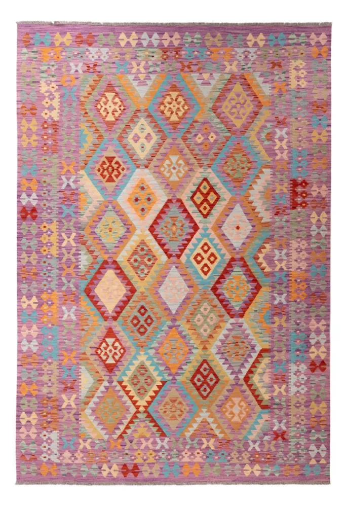 Kelimteppe - Splash - 300 x 203 cm - flerfarget