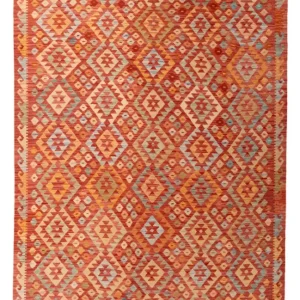 Kelimteppe - Splash - 303 x 199 cm - flerfarget