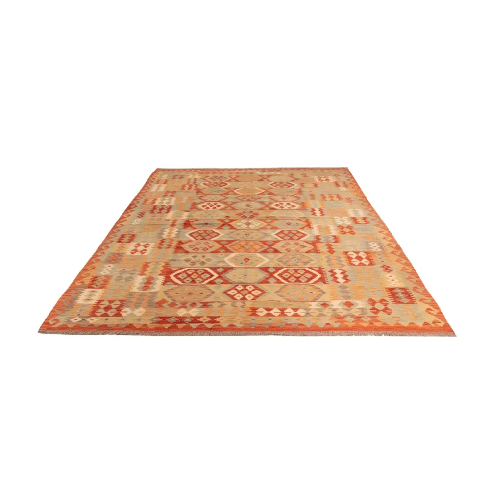Kelimteppe - Splash - 306 x 203 cm - flerfarget