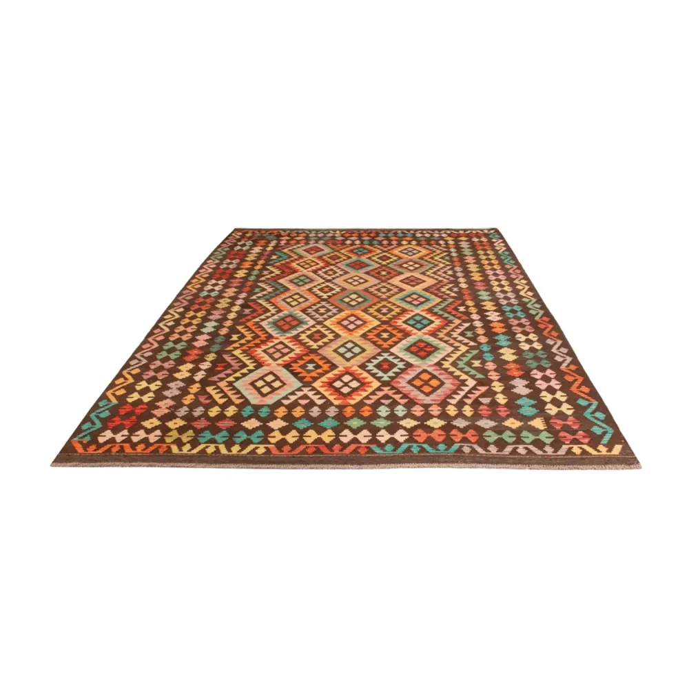 Kelimteppe - Splash - 307 x 205 cm - flerfarget