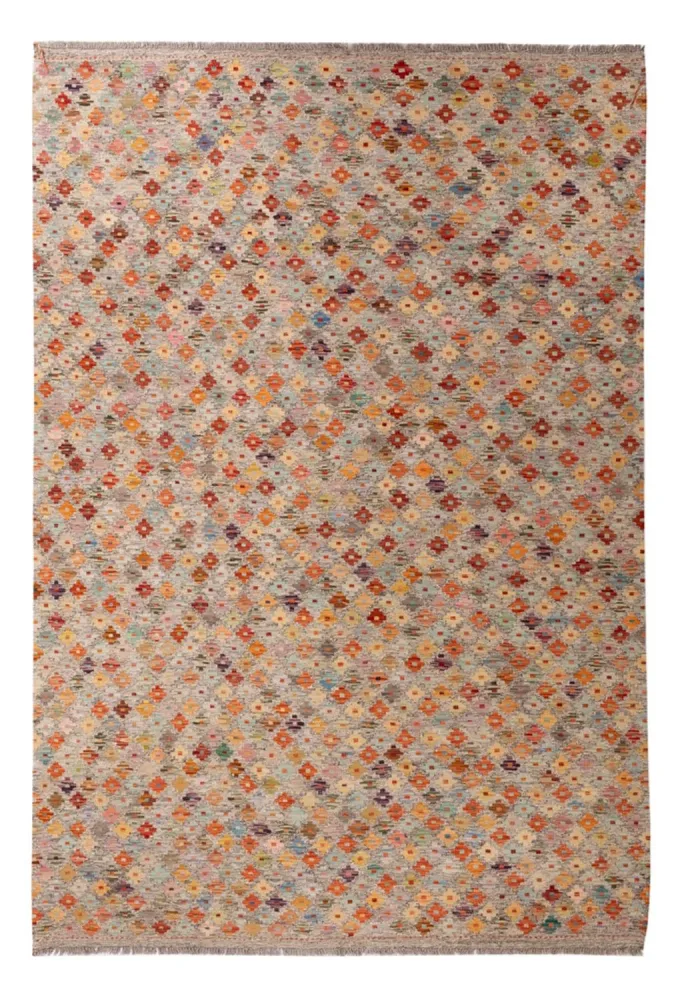 Kelimteppe - Splash - 307 x 208 cm - flerfarget
